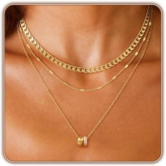Jewelry - Hypoallergenic Layered Necklaces for Women - Stylish Gift for Any Occasion